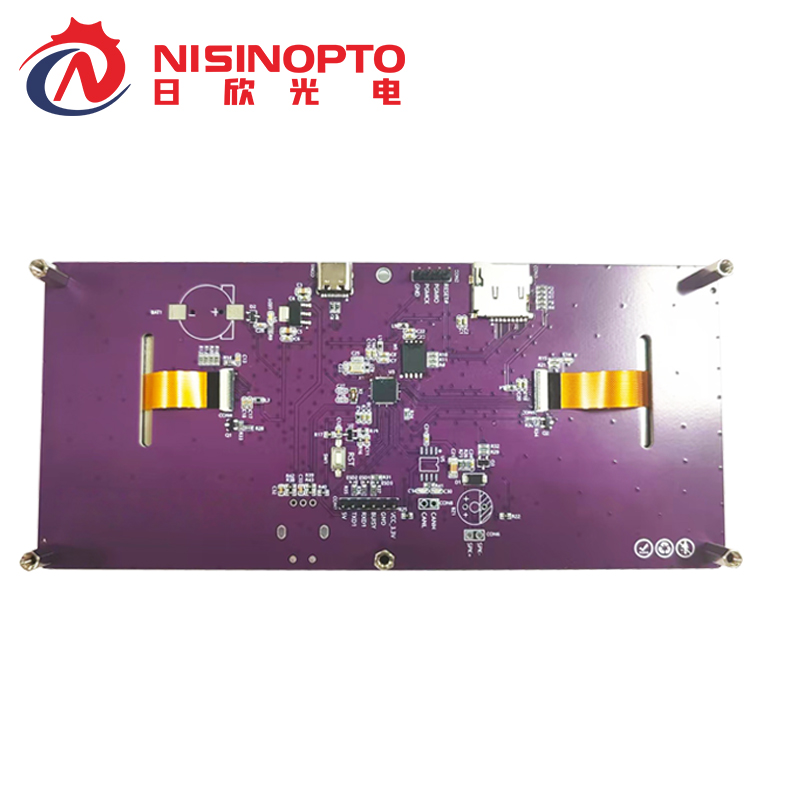 3.5寸320*480串口单芯双屏显示模组总成