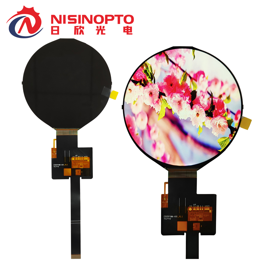 5.0寸1080*1080圆形TFT液晶屏高显分辨率屏