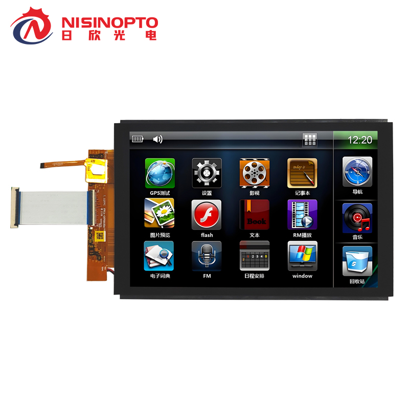 7.02寸1200*1920高显触摸显示总成家居车载屏幕