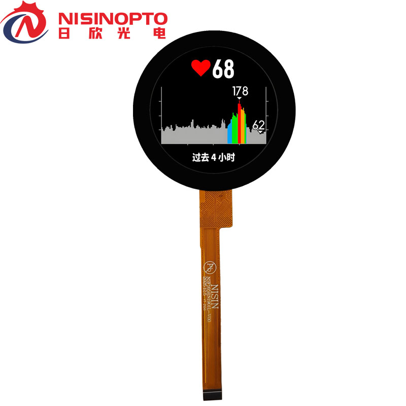 1.65寸360*360圆形液晶显示总成智能穿戴家电家居中控低耗能屏幕