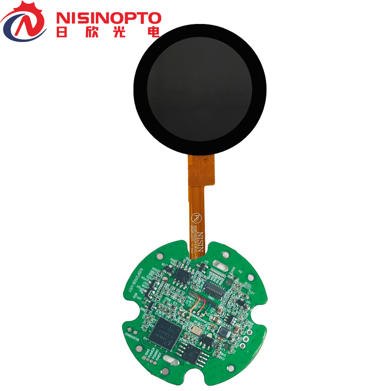 1.65寸360*360智能串口屏带板低能耗宽温显示屏幕